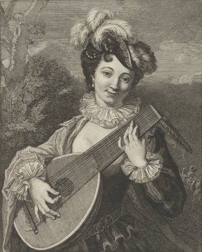 Spansk sjov, 1700-tallet. af Pierre François Basan