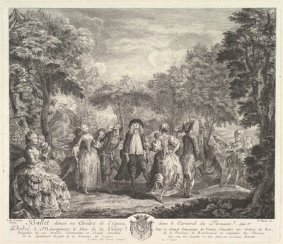 Karnevalet i Parnassus, 1761-62. af Pierre François Basan