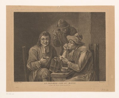 Tobakssniffing og rygefirma Le premier soin du matin (titel på objekt) af Pierre François Basan