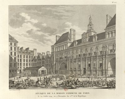 Angreb på Pariserkommunen af Pierre Gabriel Berthault