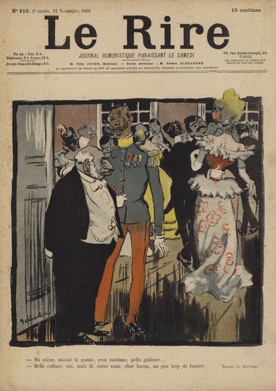 Illustration til Le Rire af Pierre Georges Jeanniot