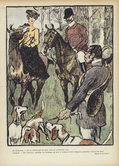Illustration til Le Rire af Pierre Georges Jeanniot