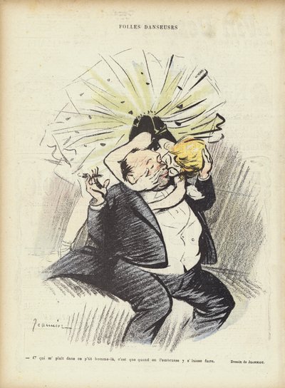Illustration til Le Rire af Pierre Georges Jeanniot