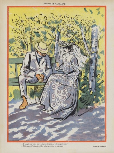 Illustration til Le Rire af Pierre Georges Jeanniot