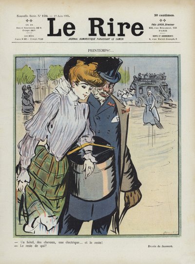 Illustration til Le Rire af Pierre Georges Jeanniot