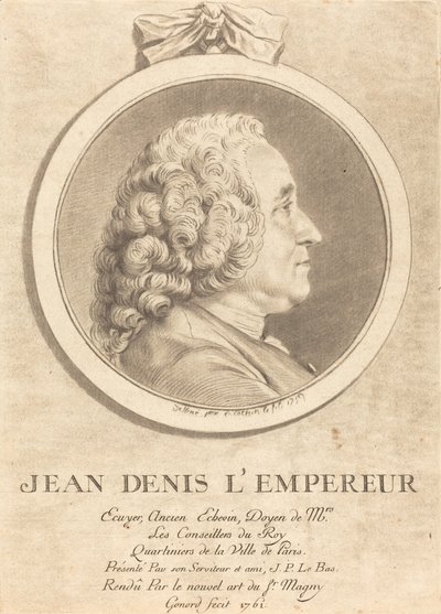 Kejseren John Denis af Pierre Gonord after Charles Nicolas Cochin II