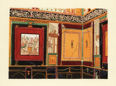 Exedra i atriet i Siricus-huset, Pompeji af Pierre Gusman