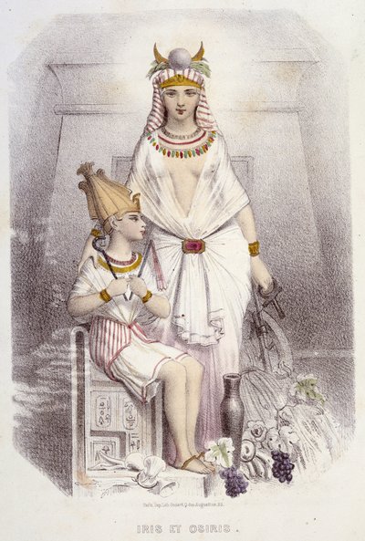 Isis og Osiris - i "Muser og feer"", af Mery og Foelix, ill. G. Staal, red. G. de Gonet af Pierre Gustave Eugene Staal