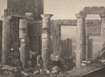 Grækenland. Propyleerne i Athen af Pierre Gustave Joly
