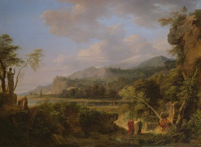 Cicero opdager Archimedes grav, 1787 af Pierre Henri de Valenciennes