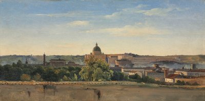 Udsigt over Rom, ca. 1782-1784. af Pierre Henri de Valenciennes