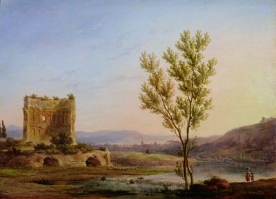 Udsigt over Roms udkant af Pierre Henri de Valenciennes
