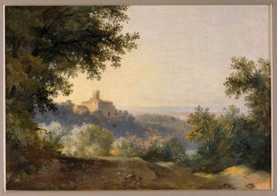 Udsigt over Nemi - Udsigt over Nemi ... af Pierre Henri de Valenciennes