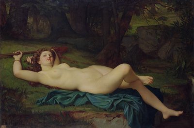 Bacchante, 1864 af Pierre Honore Hugrel