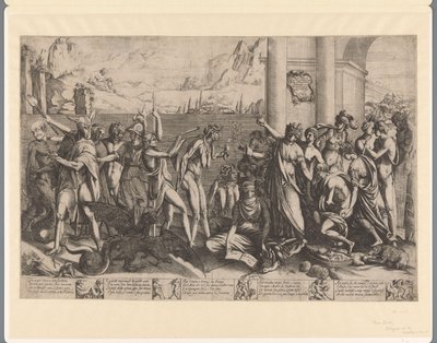 Allegori af skulptur af Pierre II Biard