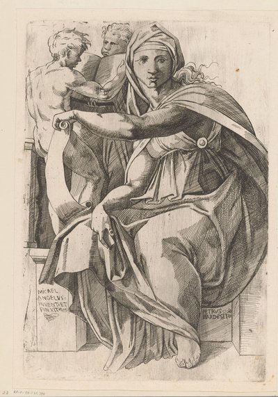 Delfisk sibille af Pierre II Biard