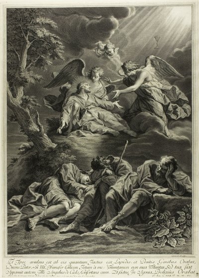 Kristus i Getsemane af Pierre Imbert Drevet