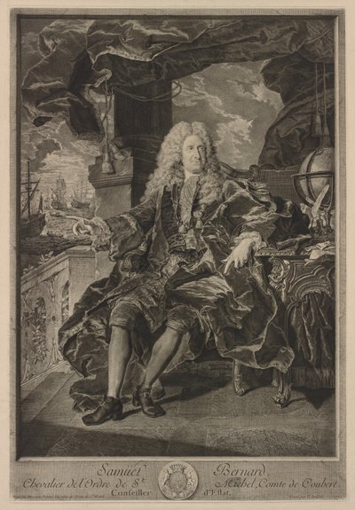 Samuel Bernard. af Pierre Imbert Drevet