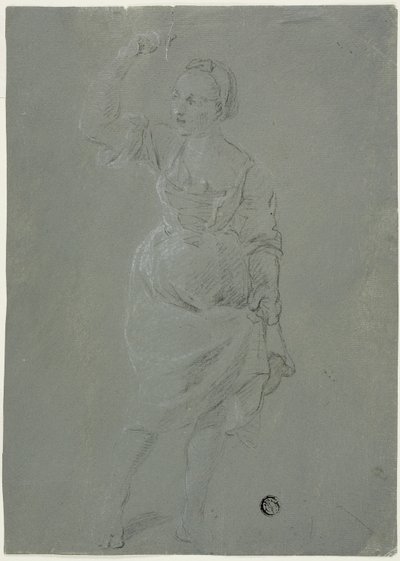 Dansende kvinde af Pierre Jacques Volaire