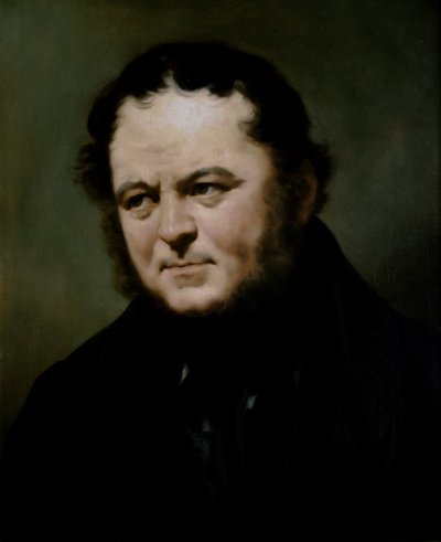 STENDHAL, Portræt 1839 (olie på lærred) af Pierre Joseph Dedreux Dorcy