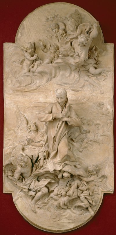 S. Luigi Gonzaga in Glory, ca. 1696 (terracotta) af Pierre Legros