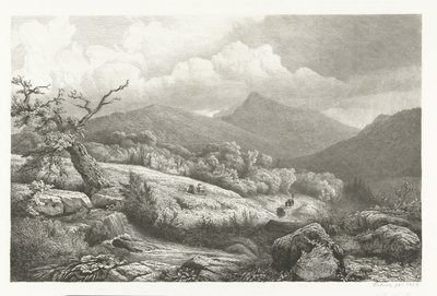 Kirkegården i Baden-Baden af Pierre Louis Dubourcq