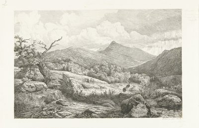 Kirkegården i Baden-Baden af Pierre Louis Dubourcq