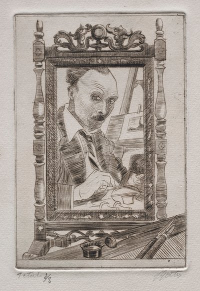 Selvportræt af Pierre Louis Gatier