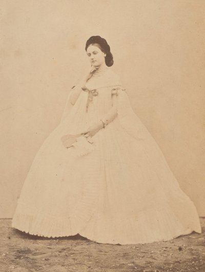 Den anden plisie badekåbe, 1860