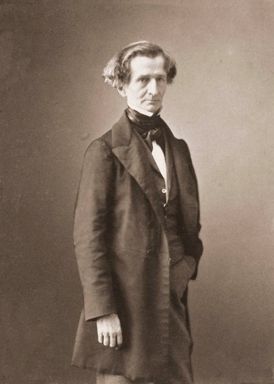 Portræt af Hector Berlioz (1803-1869) af Pierre Louis Pierson