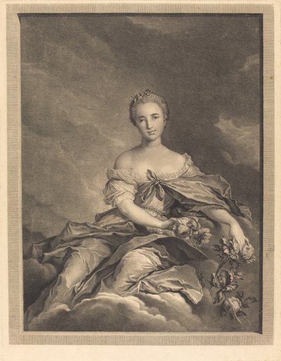 Flore en søn løftestang af Pierre Maleuvre after Jean Marc Nattier