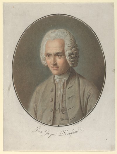 Jean Jacques Rousseau, 1791 af Pierre Michel Alix