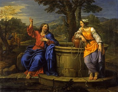 Kristus og Samarias kvinde af Pierre Mignard
