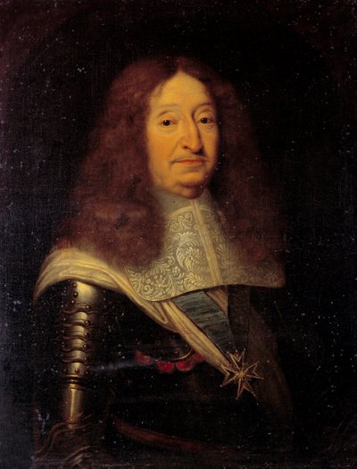 Portræt af Cesar, hertug af Vendome og Beaufort (1594-1665), Superintendent of Navigation Maleri af Pierre Mignard (1612-1695) 1600-tallet søn. 0,81x0,63 m Versailles, msueee du chateau af Pierre Mignard