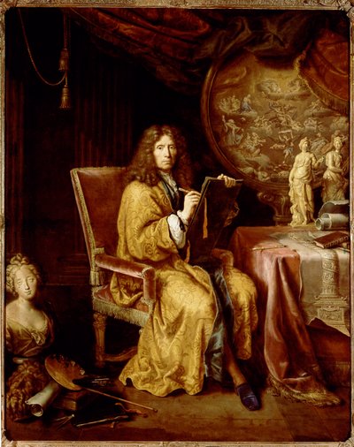 Selvportræt (olie på lærred af Pierre Mignard