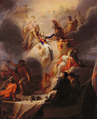 Nelsons apoteose (olie på lærred) af Pierre Nicolas Legrand