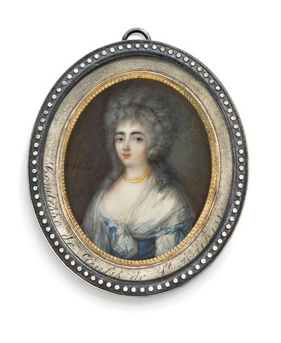 Stéphanie Félicité Ducrest de Saint-Aubin, grevinde af Genlis af Pierre Noel Violet