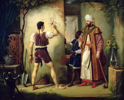 Fra Filippo Lippi (ca. 1406-69) 1819 af Pierre Nolasque Bergeret