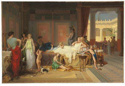 Pompejis sidste time - Digterens hus af Pierre Oliver Joseph Coomans