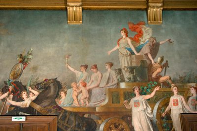 Fresco ""Republikkens triumf"" af Pierre Paul Lêon Glaize