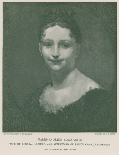 Marie-Pauline Bonaparte af Pierre Paul Prudhon