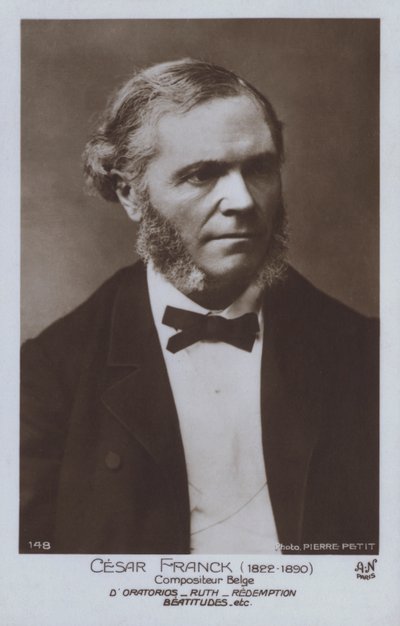Cesar Franck, belgisk komponist og pianist (s/h foto) af Pierre Petit