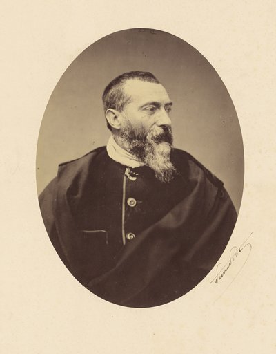 [Portræt af Jean-Baptiste Alphonse Karr]. af Pierre Petit