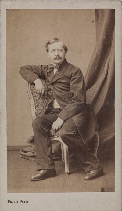 Portræt af Louis de Loménie 1818-1878. af Pierre Petit