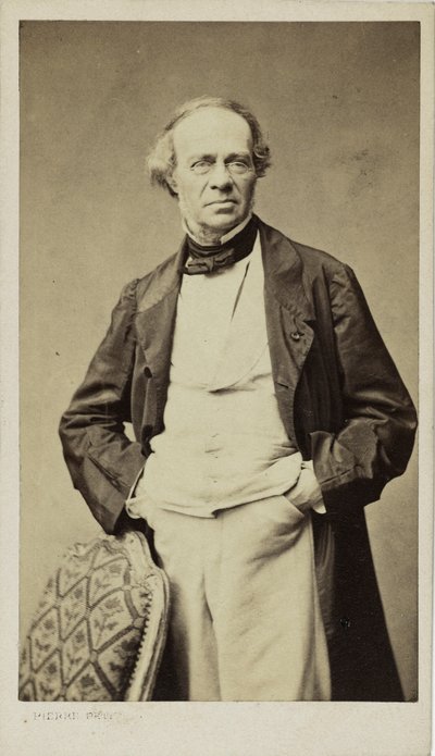 Portræt af komponisten Jacques Fromental Halévy 1799-1862, ca 1860. af Pierre Petit