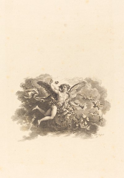Fleuron for titelsiderne af Pierre Philippe Choffard
