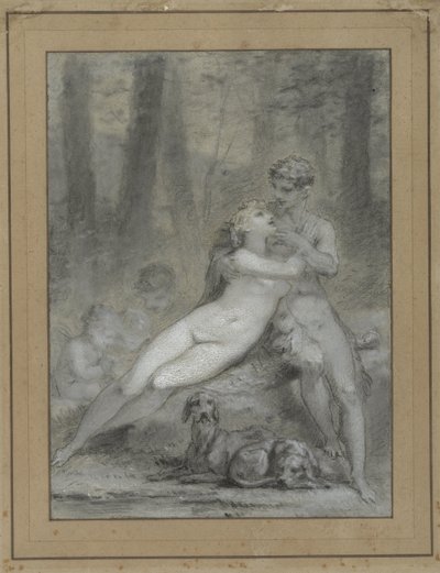 Venus og Adonis af Pierre Prud