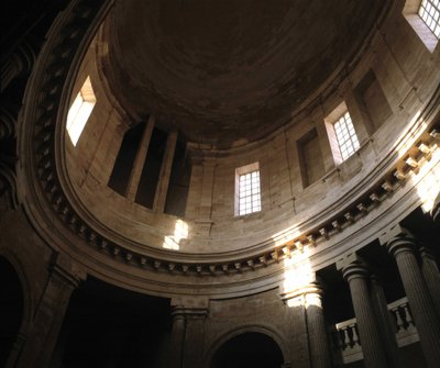Barokarkitektur: Chapel of the Old Charite (1679 - 1707), klosteret Marseille, af arkitekten Pierre Puget (1622 - 1694). Indvendig udsigt. Marseille, Bouches du Rhone (Bouches-du-Rhone) (13). af Pierre Puget