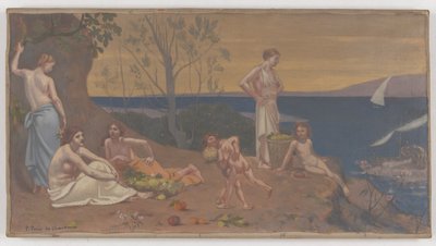 Sødt land (behageligt land) af Pierre Puvis de Chavannes