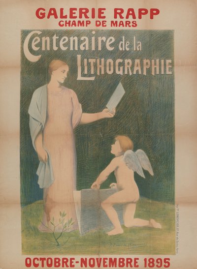 Galerie Rapp...Hundertjahrfeier der Lithographie af Pierre Puvis de Chavannes